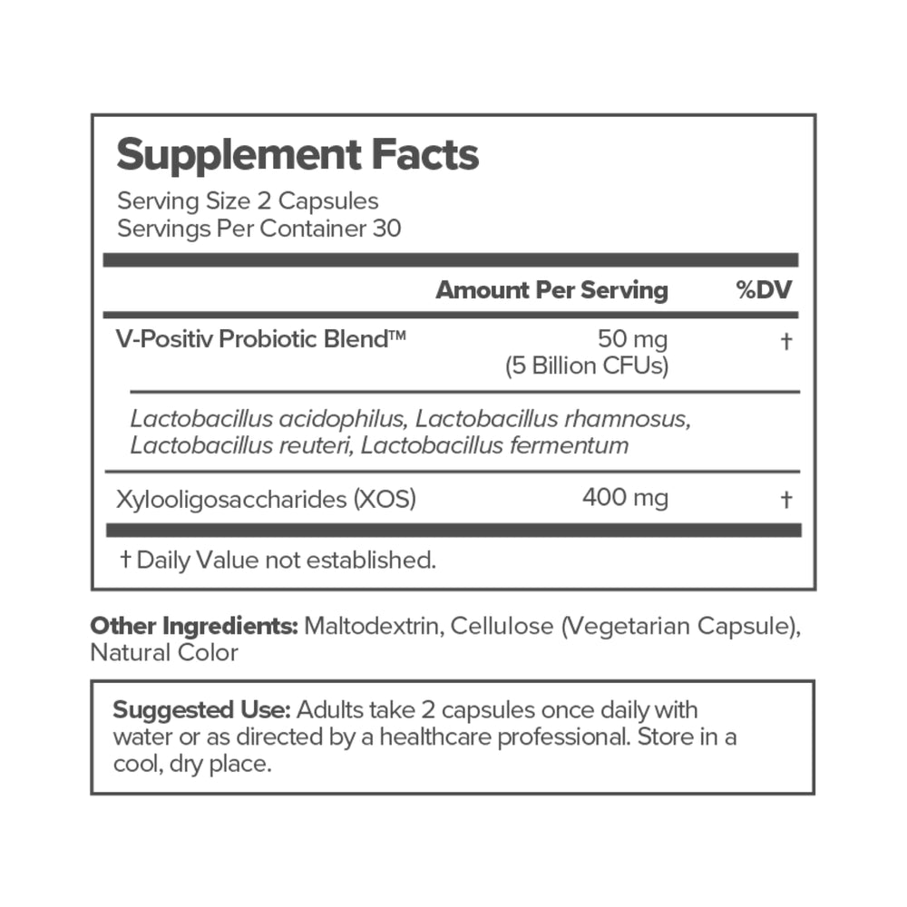 Uro Vaginal Probiotic™ for Women pH Balance with Prebiotics & Lactobacillus Probiotic Blend