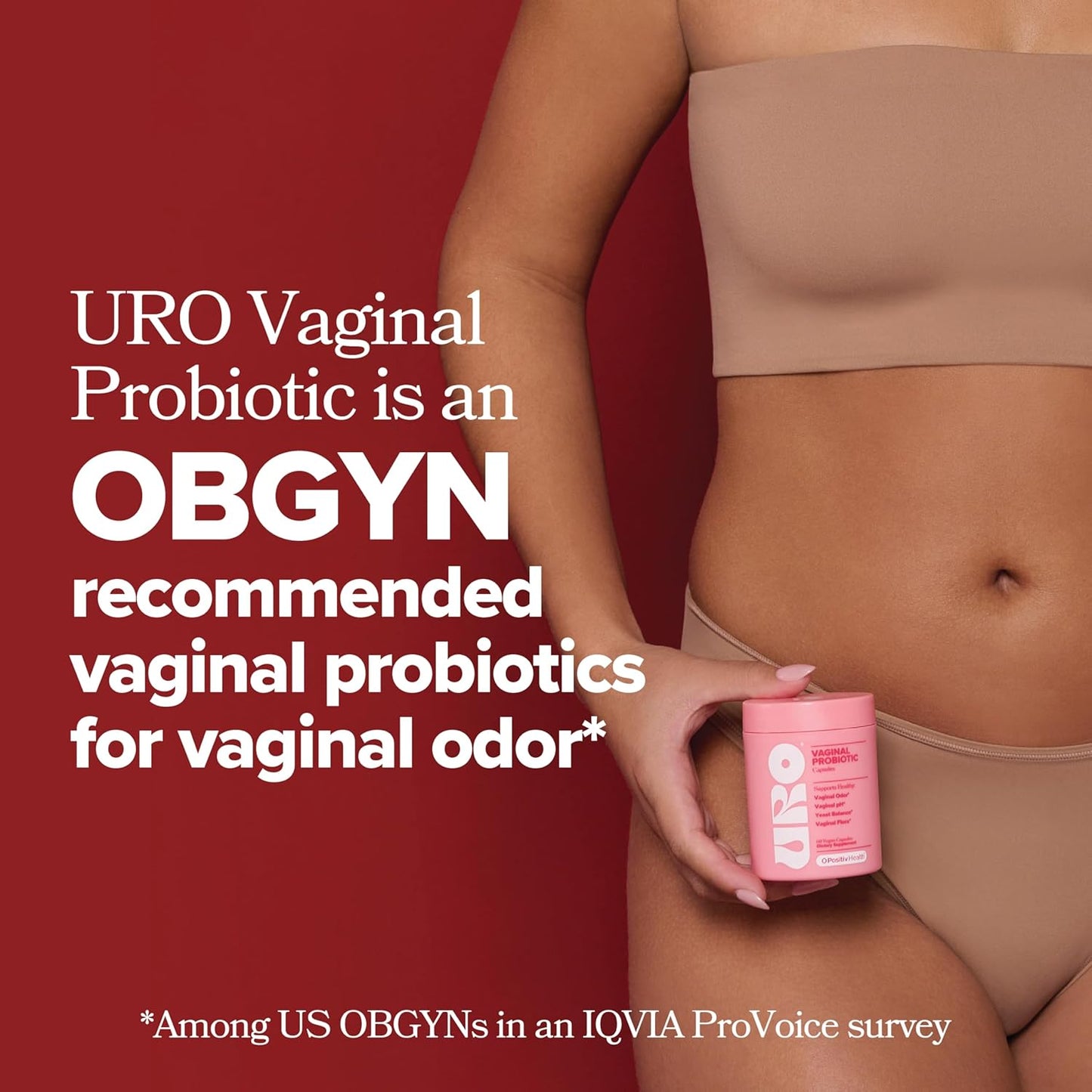 Uro Vaginal Probiotic™ for Women pH Balance with Prebiotics & Lactobacillus Probiotic Blend